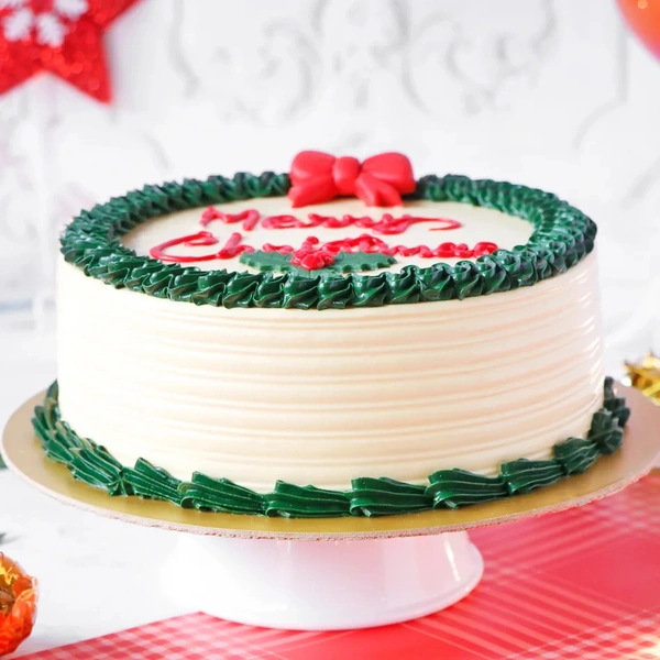 Merry Christmas Butterscotch Cake - 500 Grams