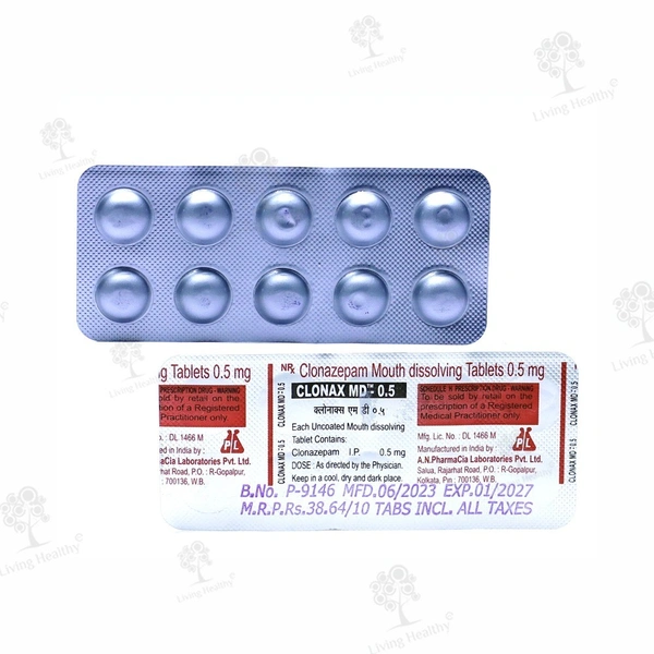 Clonax MD 0.5 Tablet