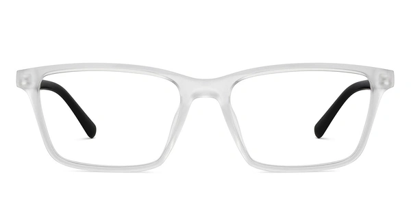 WHITE MATT CHASE - FRAME + PROGRESSIVE LENS