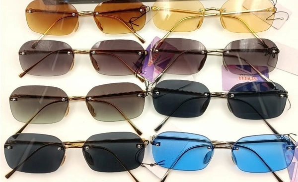 ML SQUARE SUNGLASS - FREE SIZE, BROWN