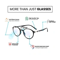 CLASSIC ROUND ML FRAME - FREE SIZE, Black