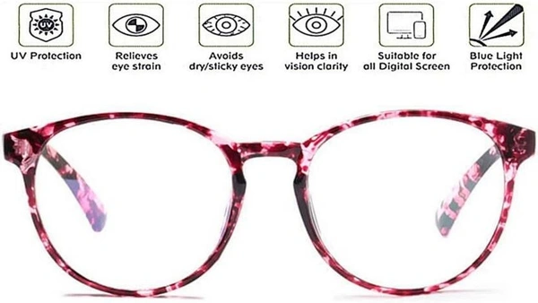 LEOPARD ML FRAME - FREE SIZE, Medium Red Violet