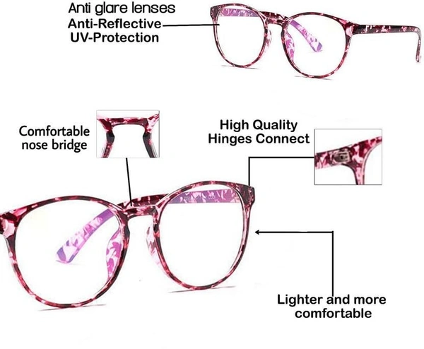 LEOPARD ML FRAME - FREE SIZE, Medium Red Violet