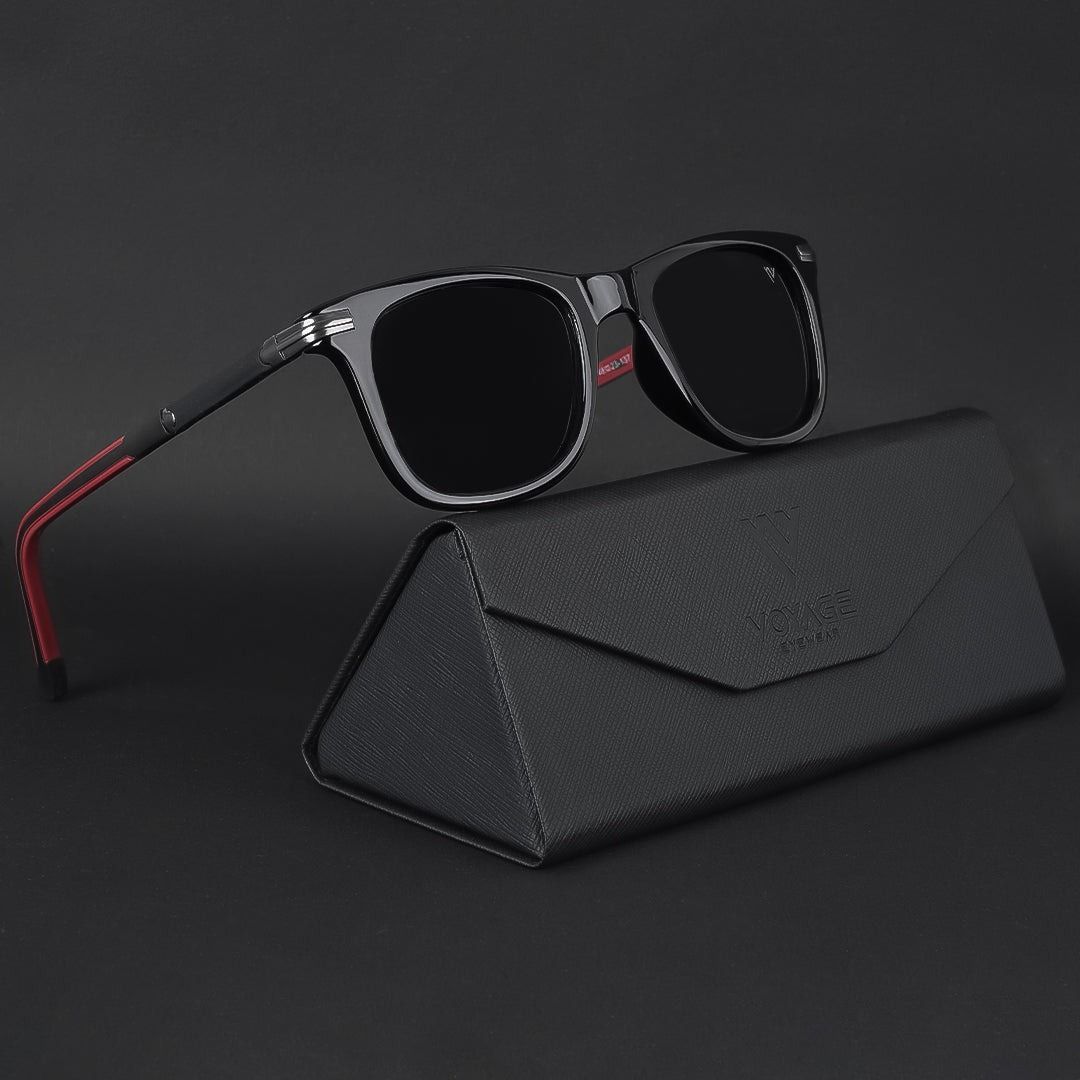 Buy VOYAGE Wayfarer Sunglasses Black For Men & Women Online @ Best Prices  in India | Flipkart.com