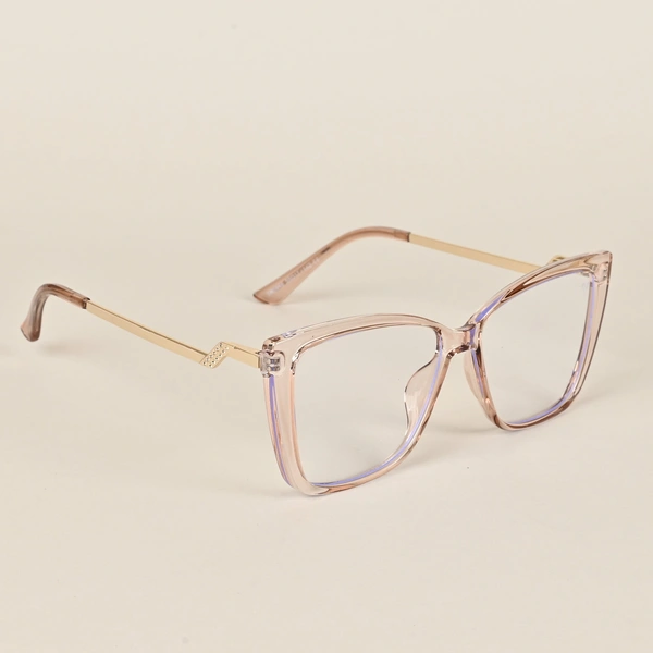 Voyage Light Brown Cateye Eyeglasses for Women