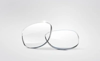 TRANSPARENT WHITE - FRAME + PLANE WHITE LENS