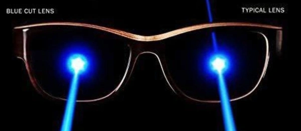 WOMEN CAT EYE METAL - FRAME+ BLUE CUT BLUE LENS