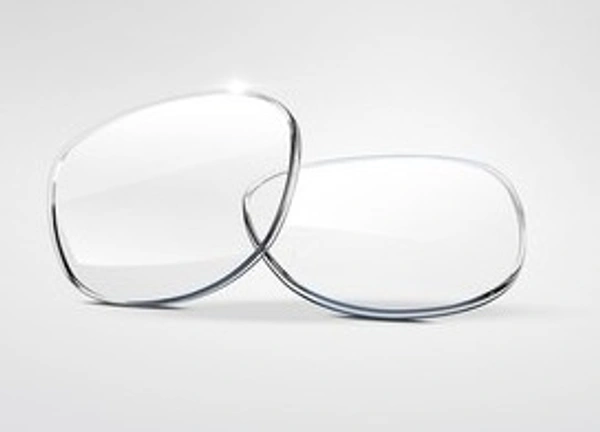WHITE TRANSPARENT -SQUARE  - FRAME + WHITE LENS