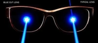 BLACK SQUARE - FRAME + BLUE CUT BLUE LENS