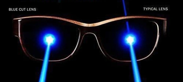 UNISEX ROUND ML - FRAME + BLUE CUT BLUE LENS