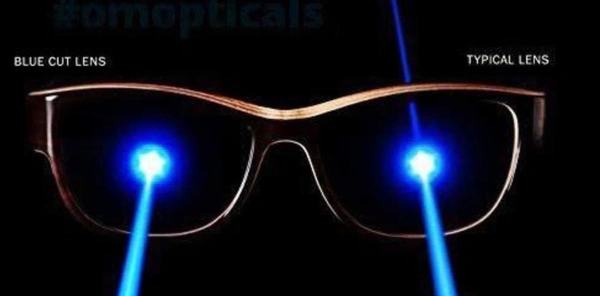 CLASSIC ROUND ML - FRAME +BLUE CUT BLUE LENS