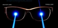 ROUND W1 ML - FRAME +BLUE CUT BLUE LENS-