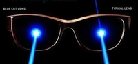KONG RECTANGLE ML - FRAME +BLUE CUT BLUE LENS