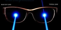 ROUND ML - FRAME +BLUE CUT BLUE LENS