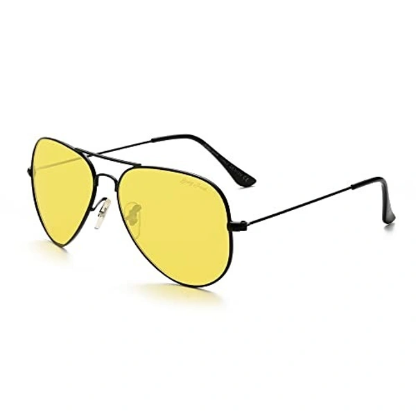  Polarized Aviator Sunglasses lightweight Stylish Glasses for Men Women UV Protection S110102 AZ - Buddha Gold