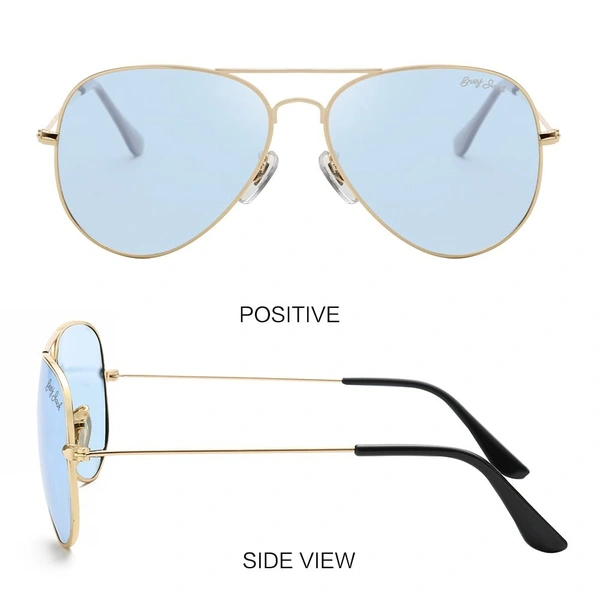  Polarized Aviator Sunglasses lightweight Stylish Glasses for Men Women UV Protection S110102 AZ - Sinbad