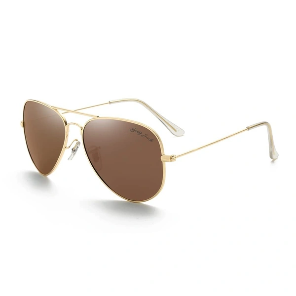  Polarized Aviator Sunglasses lightweight Stylish Glasses for Men Women UV Protection S110102 AZ - Crown of Thorns