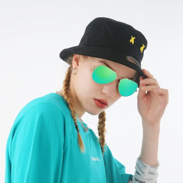  Polarized Aviator Sunglasses lightweight Stylish Glasses for Men Women UV Protection S110102 AZ - Forest Green