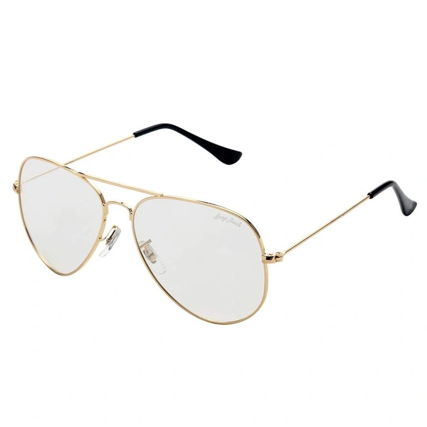  Polarized Aviator Sunglasses lightweight Stylish Glasses for Men Women UV Protection S110102 AZ - Silver