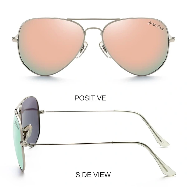  Polarized Aviator Sunglasses lightweight Stylish Glasses for Men Women UV Protection S110102 AZ - Pharlap