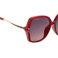 ROYAL SON Over-sized UV Protection Women Sunglasses AZ - Guardsman Red