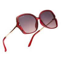 ROYAL SON Over-sized UV Protection Women Sunglasses AZ - Guardsman Red