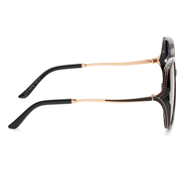 ROYAL SON Over-sized UV Protection Women Sunglasses AZ - Black