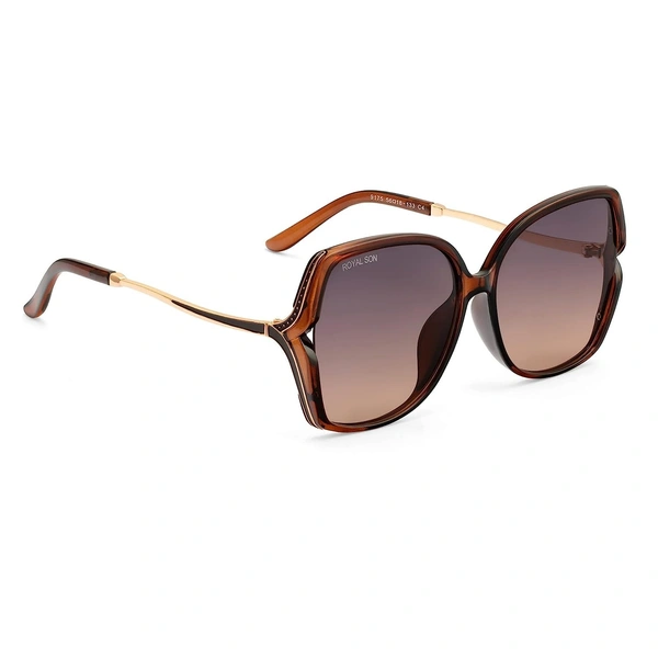 ROYAL SON Over-sized UV Protection Women Sunglasses AZ