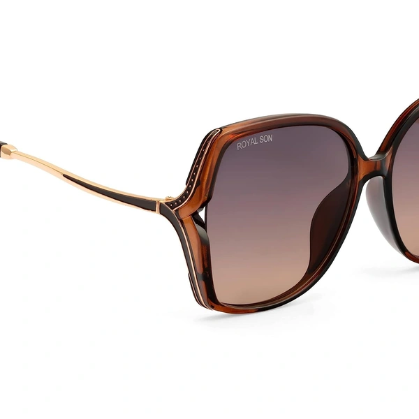 ROYAL SON Over-sized UV Protection Women Sunglasses AZ