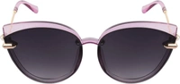 UV Protection, Gradient Cat-eye Sunglasses (61)  (For Women, Grey, Violet) FK