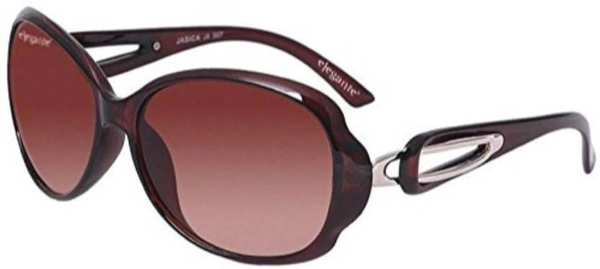 UV Protection Oval Sunglasses (55)  (For Boys & Girls, Brown) FK