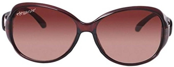 UV Protection Oval Sunglasses (55)  (For Boys & Girls, Brown) FK