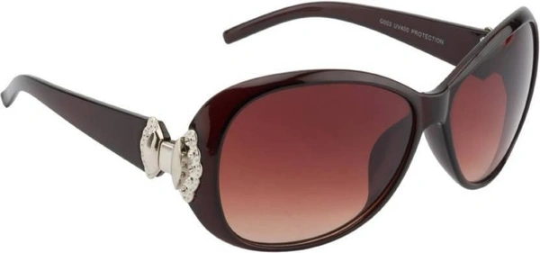 UV Protection Butterfly Sunglasses (Free Size)  (For Women, Brown) FK