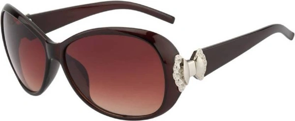 UV Protection Butterfly Sunglasses (Free Size)  (For Women, Brown) FK