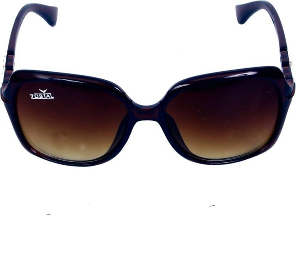 UV Protection Rectangular Sunglasses (Free Size)  (For Women, Brown) FK