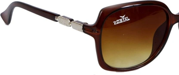 UV Protection Rectangular Sunglasses (Free Size)  (For Women, Brown) FK