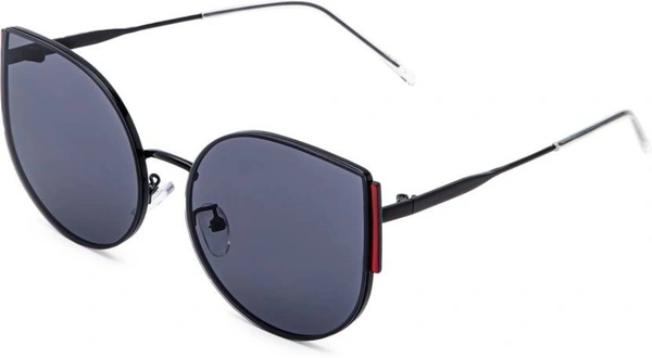 UV Protection Cat-eye Sunglasses (Free Size)  (For Women, Black) FK
