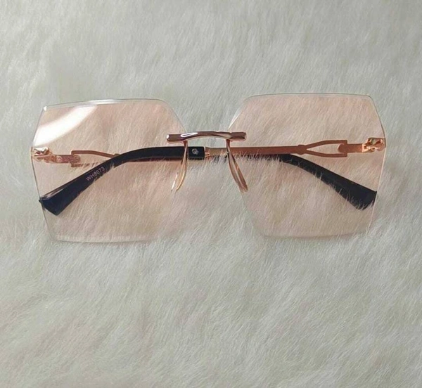 UV Protection Over-sized Sunglasses (Free Size)  (For Women, Orange) FK