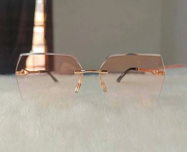 UV Protection Over-sized Sunglasses (Free Size)  (For Women, Orange) FK