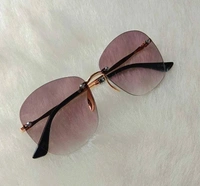 UV Protection Over-sized Sunglasses (Free Size)  (For Women, Violet) FK