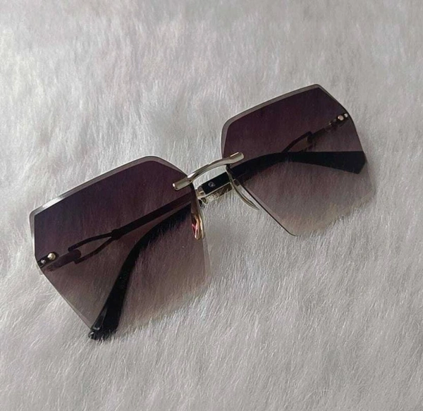 UV Protection Over-sized Sunglasses (Free Size)  (For Women, Violet) FK