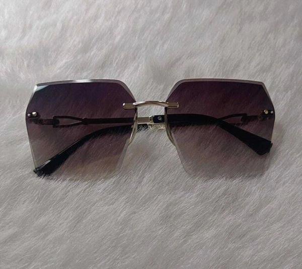 UV Protection Over-sized Sunglasses (Free Size)  (For Women, Violet) FK