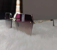 UV Protection Over-sized Sunglasses (Free Size)  (For Women, Violet) FK