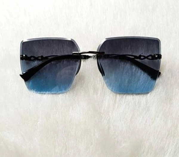 UV Protection Over-sized Sunglasses (Free Size)  (For Women, Blue) FK
