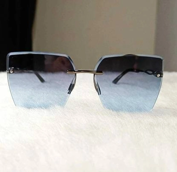 UV Protection Over-sized Sunglasses (Free Size)  (For Women, Blue) FK