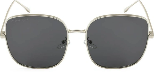 UV Protection Retro Square Sunglasses (60)  (For Women, Black) FK