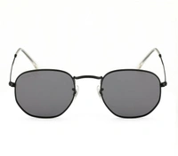 UV Protection, Polarized Round Sunglasses (54)  (For Men, Black) FK