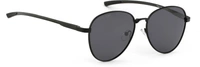 Polarized, UV Protection Aviator Sunglasses (57)  (For Men & Women, Black) FK