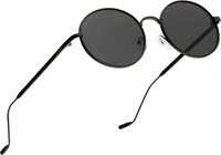 UV Protection Round Sunglasses (55)  (For Men & Women, Black) FK