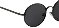UV Protection Round Sunglasses (55)  (For Men & Women, Black) FK
